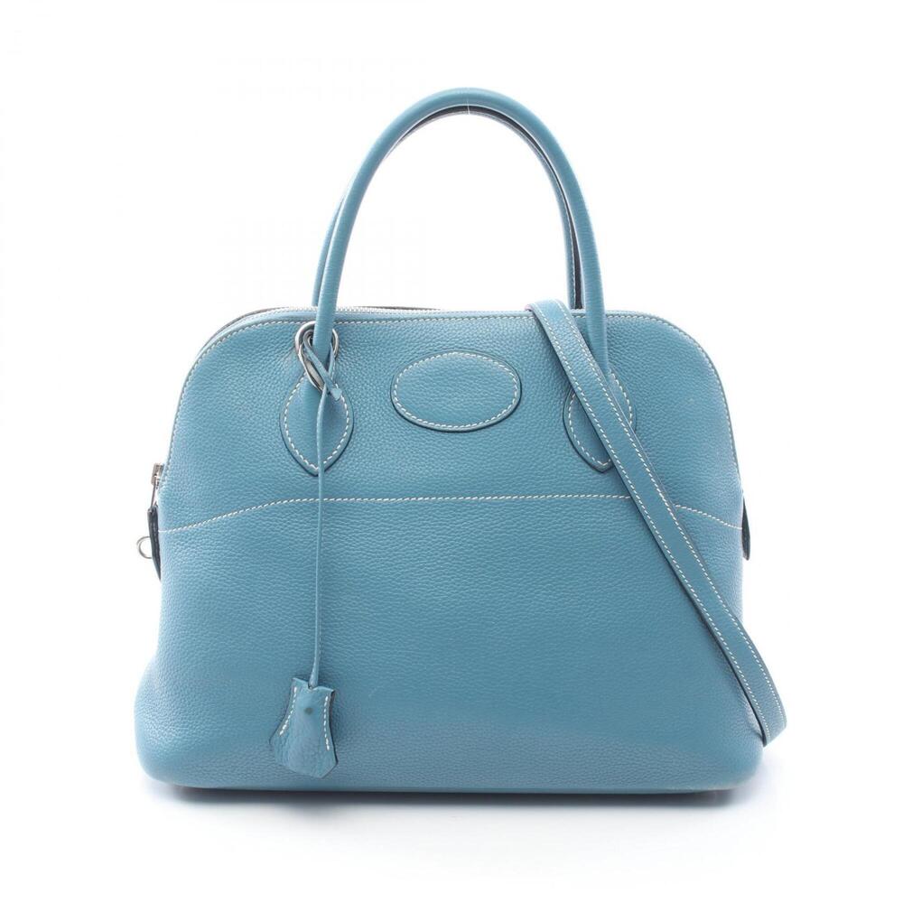 Hermes Bolide 31 Blue Jean 2-Way Handbag, Leather, Taurillon Clemence Women's,